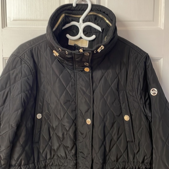 Michael Kors quilted jacket with hood women’s size XXL petite - Picture 4 of 17